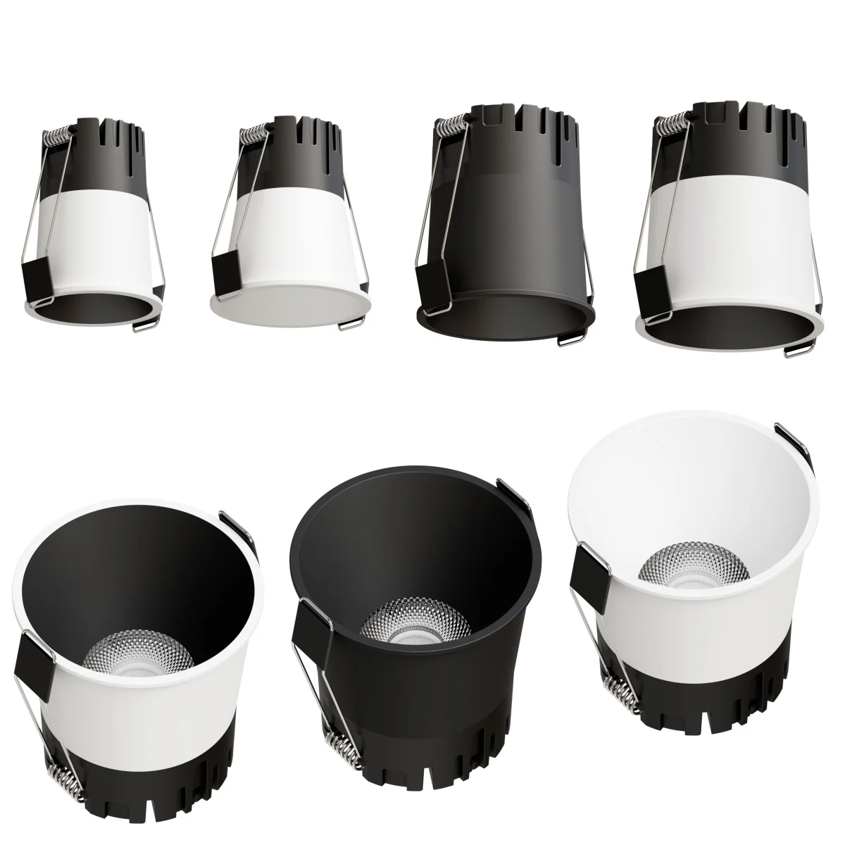 LED Recessed Downlight Black Modern Spotlight Indoor Anti-glare CRI97 Aluminum Ceiling Light for Living Room Bedroom thumbnail 2