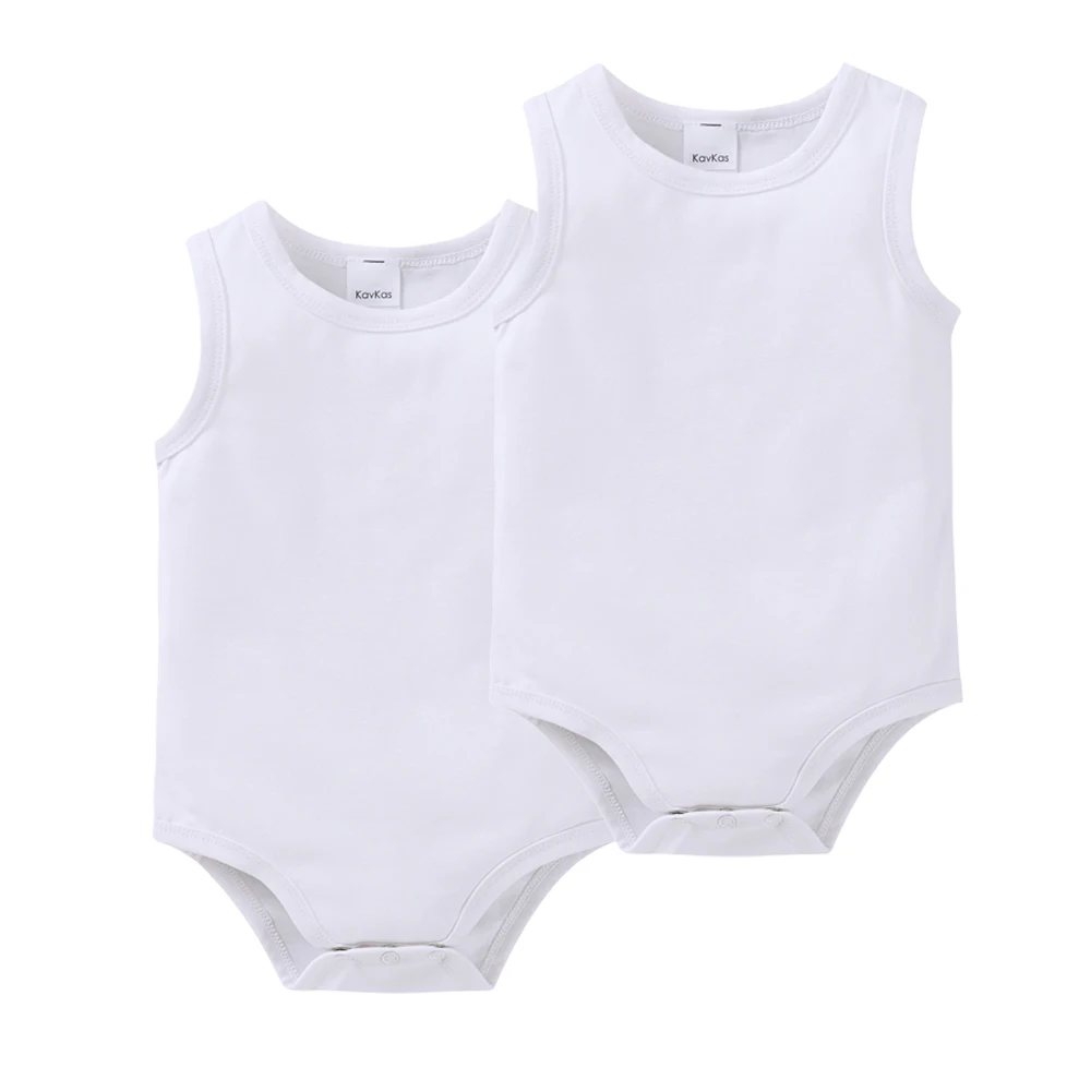 2025 Infant Baby Girls Boys Bodysuit 100% Cotton 1 pcs 2 pcs 3 pcs Sling Vest Design Newborn Clothes thumbnail 4