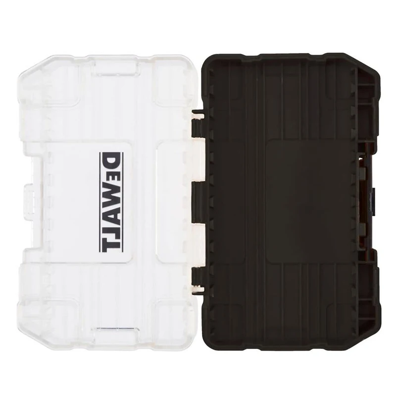 DEWALT Original TSTAK Black Small/Medium Tool Accessories Storage Box Set Plastic Rugged Portable ToolBox thumbnail 2