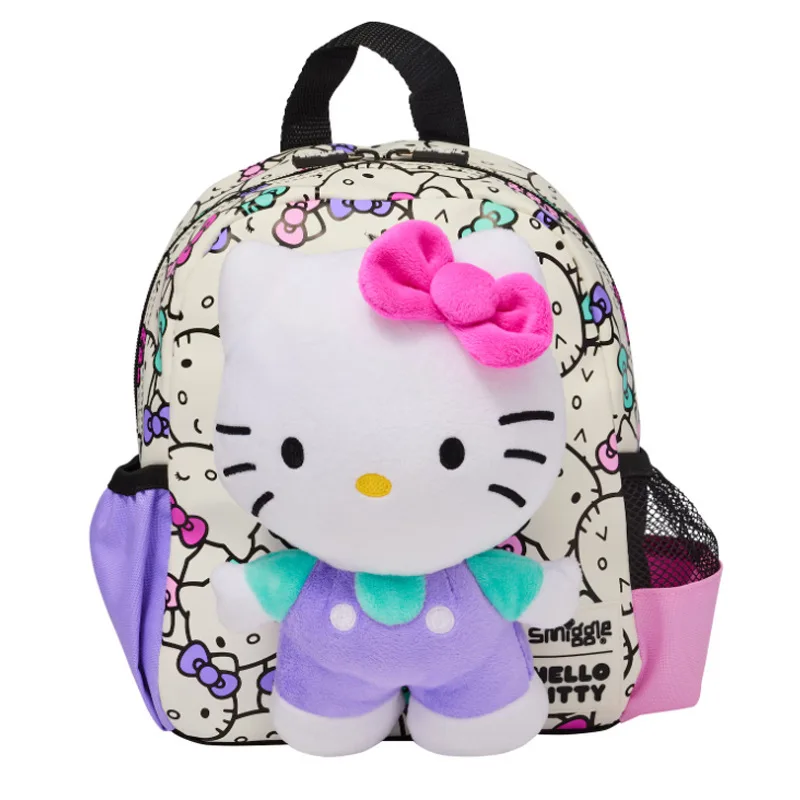 Sanrio Hello Kitty Elementary School Backpack Reduce Burden Ultra Light Backpack Child Stationery Pen Box Lunch Bag Girl Gift thumbnail 2