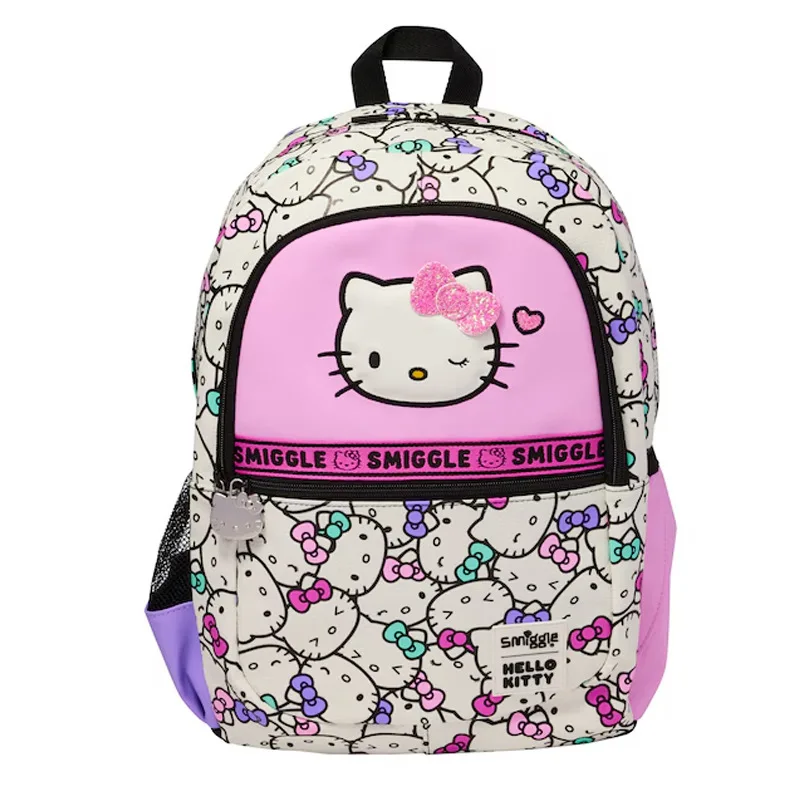 Sanrio Hello Kitty Elementary School Backpack Reduce Burden Ultra Light Backpack Child Stationery Pen Box Lunch Bag Girl Gift thumbnail 3