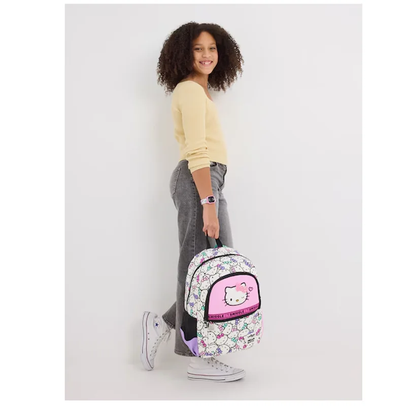 Sanrio Hello Kitty Elementary School Backpack Reduce Burden Ultra Light Backpack Child Stationery Pen Box Lunch Bag Girl Gift thumbnail 5