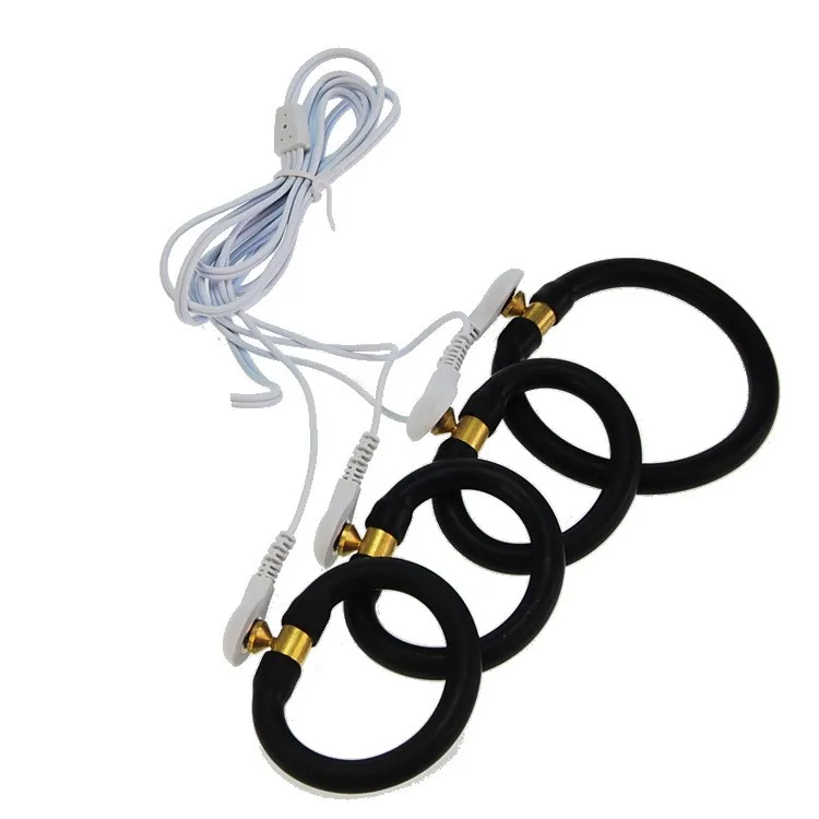Crazy Electric Shock Anal Plug Urethral Plug Cock Ring Electro Penis Enlargement Clitoris Nipple Clamp DIY men Sex Massager thumbnail 2