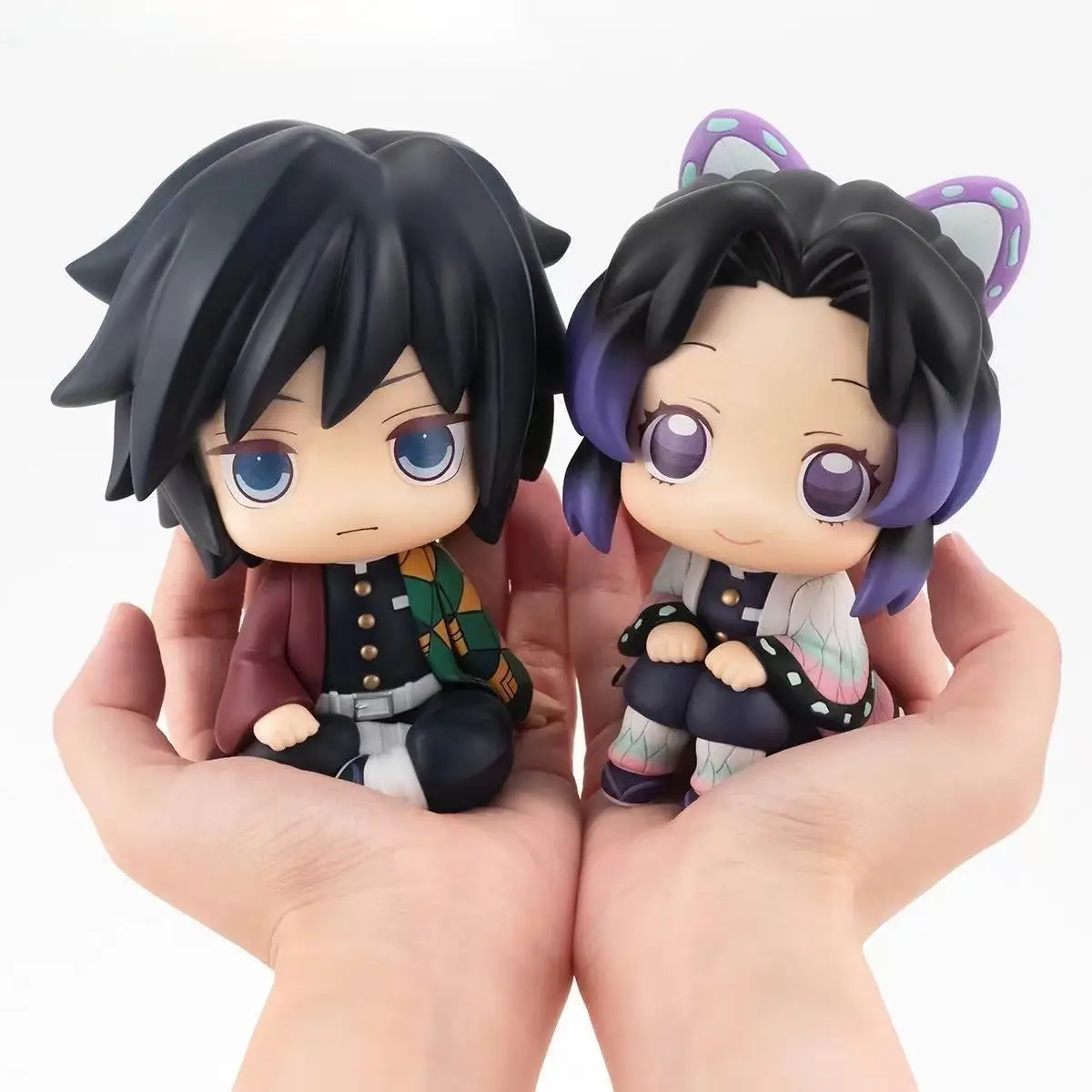 Demon Slayer Figure - Movable Head Tokito & Tomioka Mugen Train Movie Action Model Collectible Anime Statue Desk Decor thumbnail 6