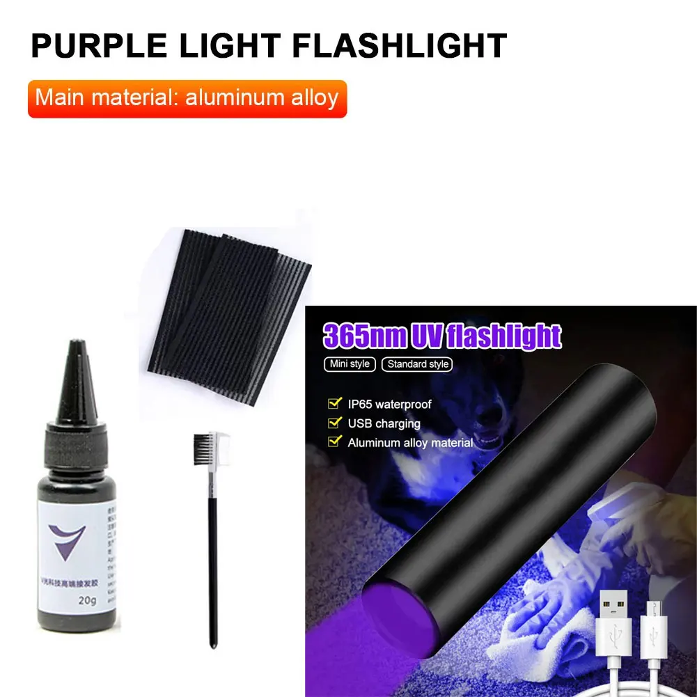 V-Light Hair Extension Set Technology Wig Hair Piece Real Hair Fast Grafting Tool Firm and Traceless tape Hair Extension Tools thumbnail 3