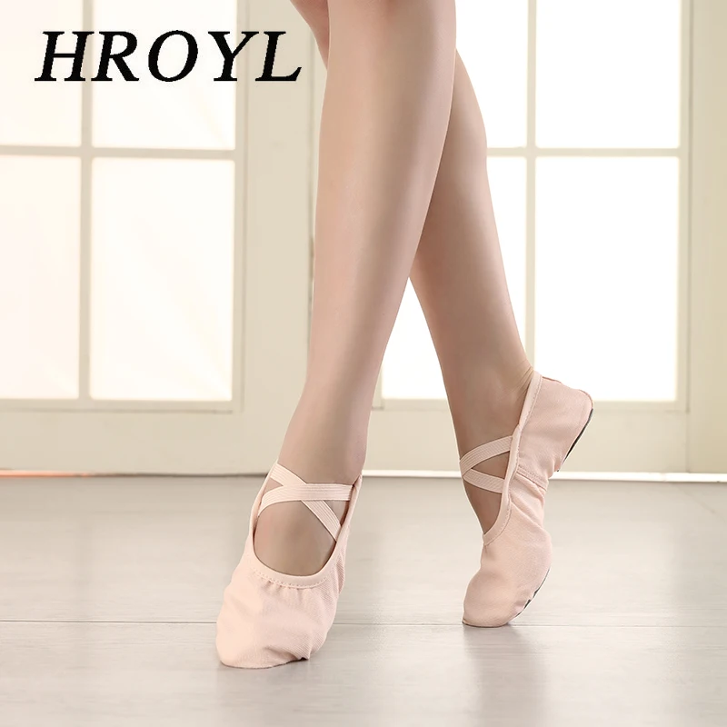 Ballet Shoes for Gilrs Comfortable Ballet Flats Ballroom Dancing Slippers Women Ladies Children Practice Training Salsa Shoes thumbnail 3