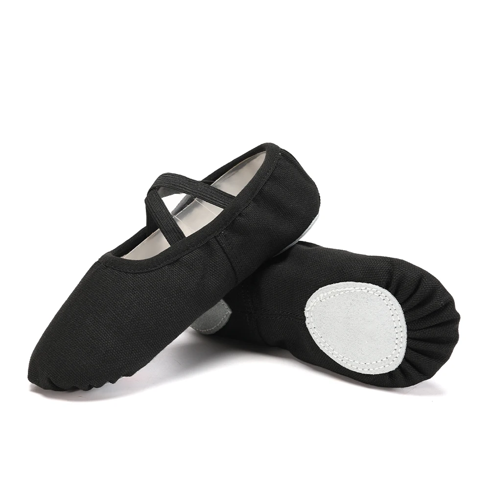 Ballet Shoes for Gilrs Comfortable Ballet Flats Ballroom Dancing Slippers Women Ladies Children Practice Training Salsa Shoes thumbnail 2