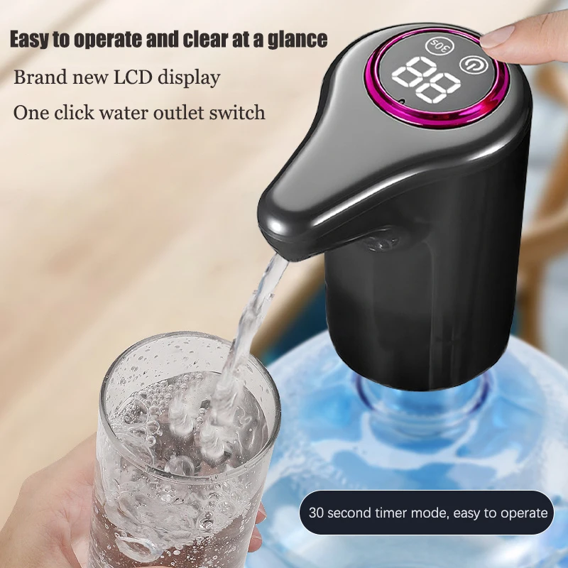 Electric water pump, automatic intelligent household bottled purified water dispenser, USB charging, wireless water pump thumbnail 6