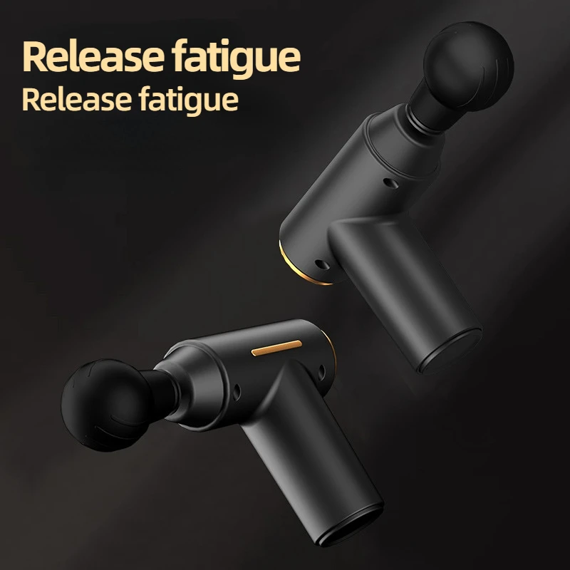 Portable Mini Muscle Massage Gun Vibration Massage Gun Body Neck Back Pain Gout Relief Deep Muscle Relaxation Massager Tools thumbnail 3
