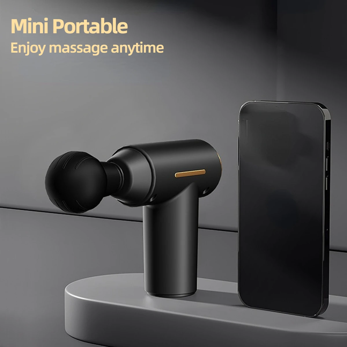 Portable Mini Muscle Massage Gun Vibration Massage Gun Body Neck Back Pain Gout Relief Deep Muscle Relaxation Massager Tools