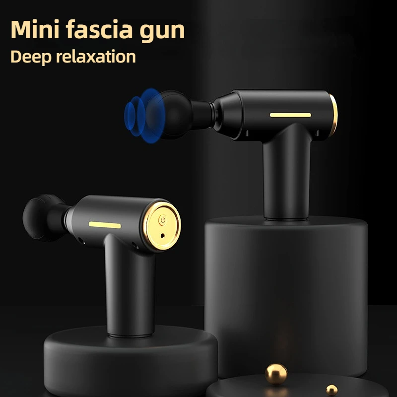 Portable Mini Muscle Massage Gun Vibration Massage Gun Body Neck Back Pain Gout Relief Deep Muscle Relaxation Massager Tools thumbnail 2