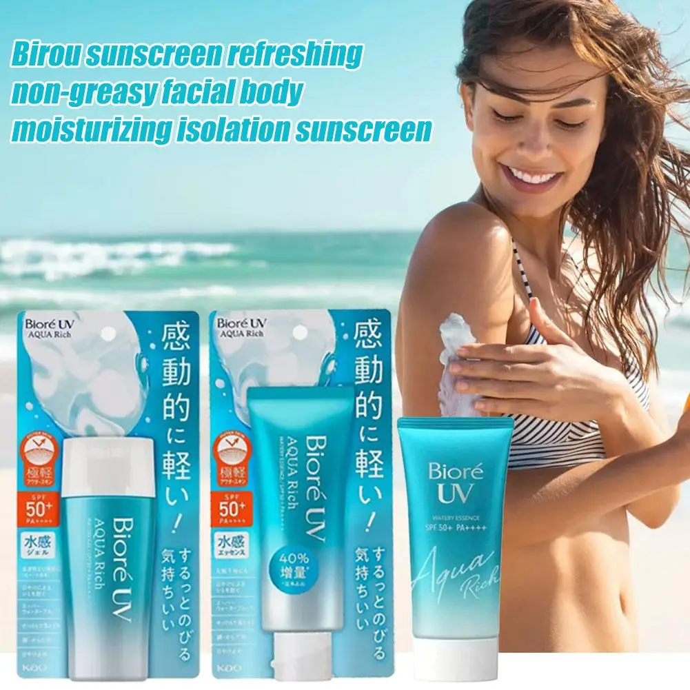 Japan Biore Facial Moisturizer Spf Solar Sun Block Gel Facial Sunscreen Isolation Lotion Refreshing Non-greasy Sun Protector thumbnail 6
