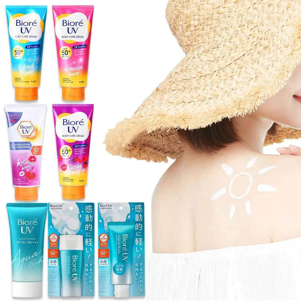 Japan Biore Facial Moisturizer Spf Solar Sun Block Gel Facial Sunscreen Isolation Lotion Refreshing Non-greasy Sun Protector thumbnail 4