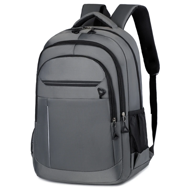 Durable Backpack | Universal Leisure Backpack | Multi-Pocket Travel Bag, Suitable for Business Travel, Short Trips - Black thumbnail 2