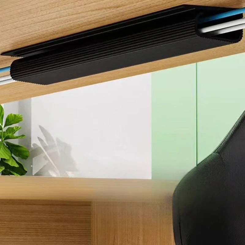 Under-Desk Cable Organizer 40cm Self-Adhesive Cable Management Cables Raceway For Home and Office thumbnail 2