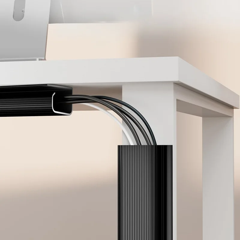 Under-Desk Cable Organizer 40cm Self-Adhesive Cable Management Cables Raceway For Home and Office thumbnail 4