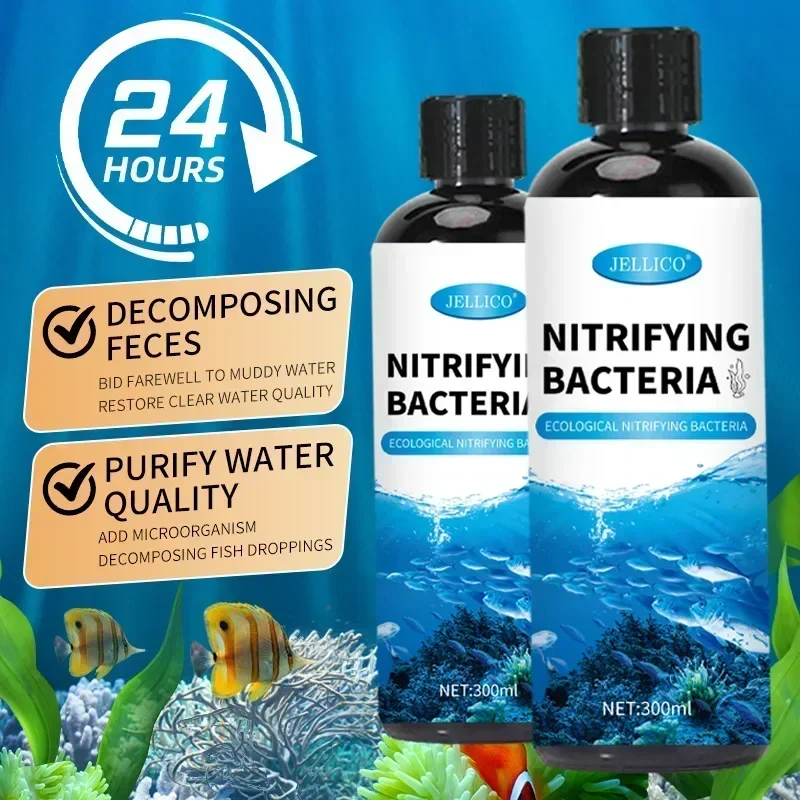 300ml Nitrifying Bacteria Liquid Fish Tank Water Purifier Aquarium Fish Farming Medicine Supplies Fishbowl Water Treatment thumbnail 3