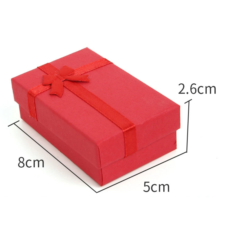 Wholesale 24pcs Assorted Colors Jewelry Sets Display Box Necklace Earrings Ring Box 5*8*2.5cm Packaging Gift Box mixed thumbnail 2