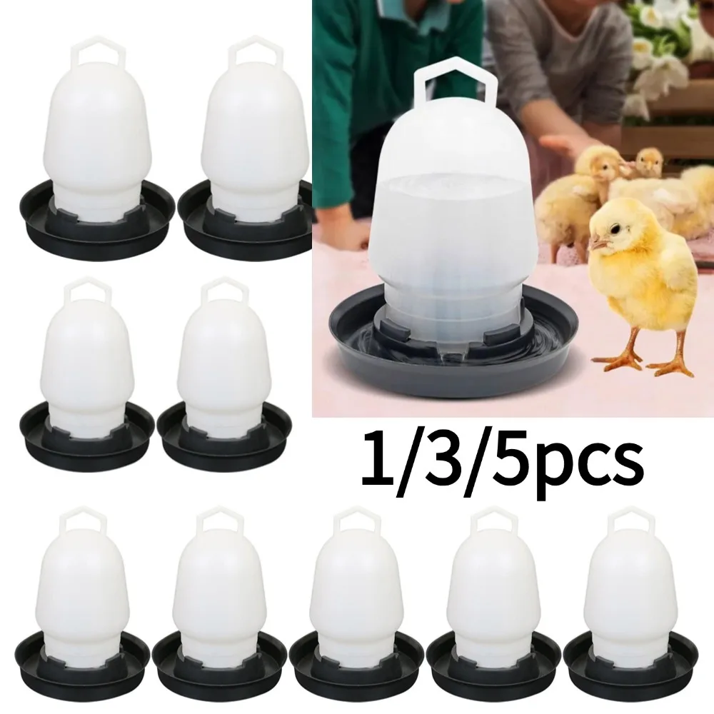 Parrot Drinking Bowl Water Feeder Home Poultry Water Drinking Cup For Birds 1/3/5PCS Chicken Water Pot Automatic Chick Drinker