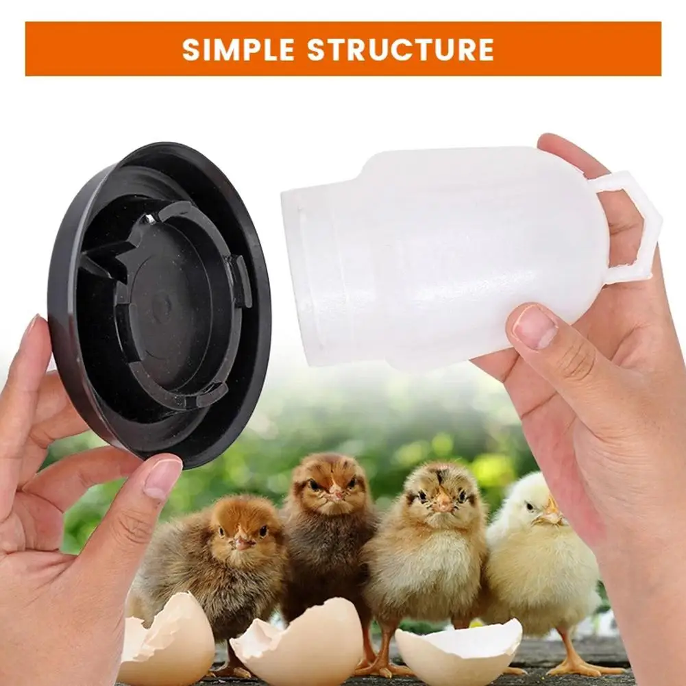 Parrot Drinking Bowl Water Feeder Home Poultry Water Drinking Cup For Birds 1/3/5PCS Chicken Water Pot Automatic Chick Drinker thumbnail 3