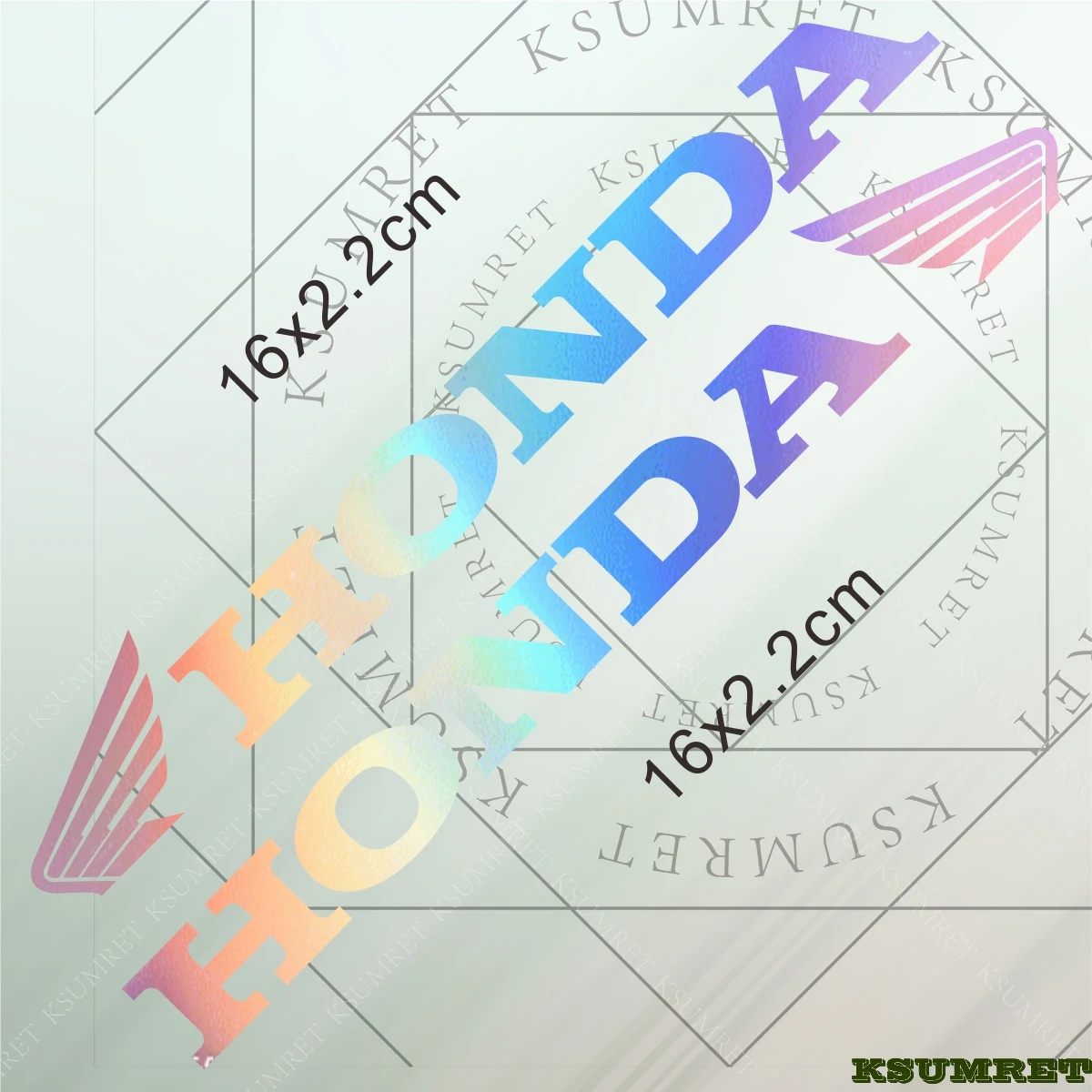 For Honda Sticker Motorcycle Logo Decals thumbnail 6