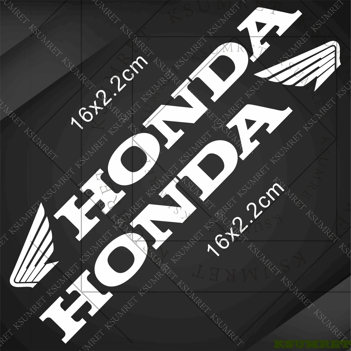 For Honda Sticker Motorcycle Logo Decals thumbnail 2