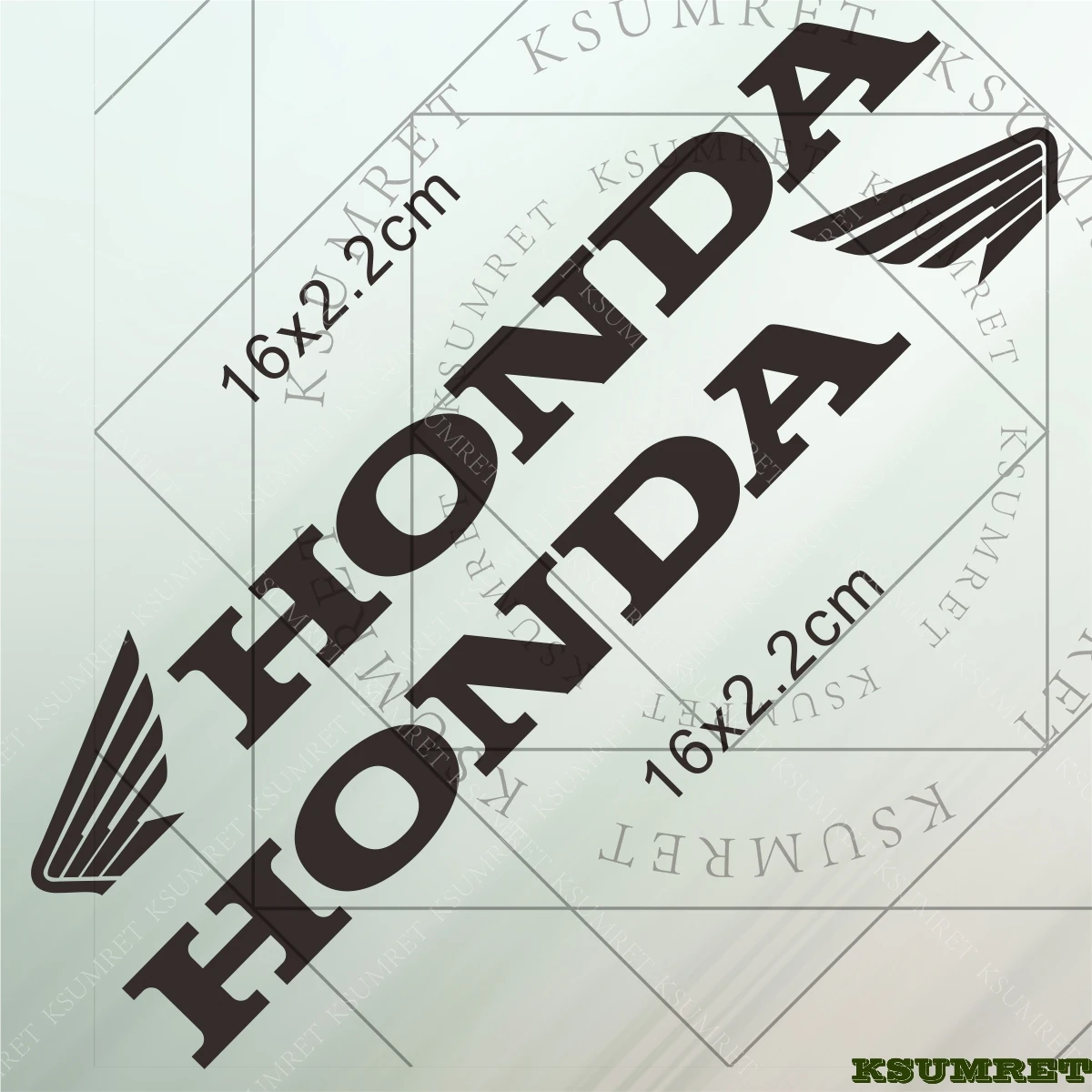 For Honda Sticker Motorcycle Logo Decals thumbnail 3