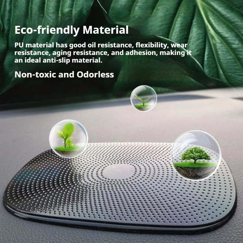 1Pcs Car Non-Slip Mat Magic Anti-Slip Slide-Proof Pad Dashboard Sticky Dash Adhesive Cell Phone Mobile Holder Black Silicone thumbnail 3