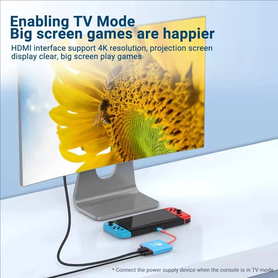 Switch1 Dock 4K HDMI USB 3.0 Hub Adapter USB C Splitter TV Portable Docking Station for Nintendo Laptops PC iPad MacBook Air Pro thumbnail 4
