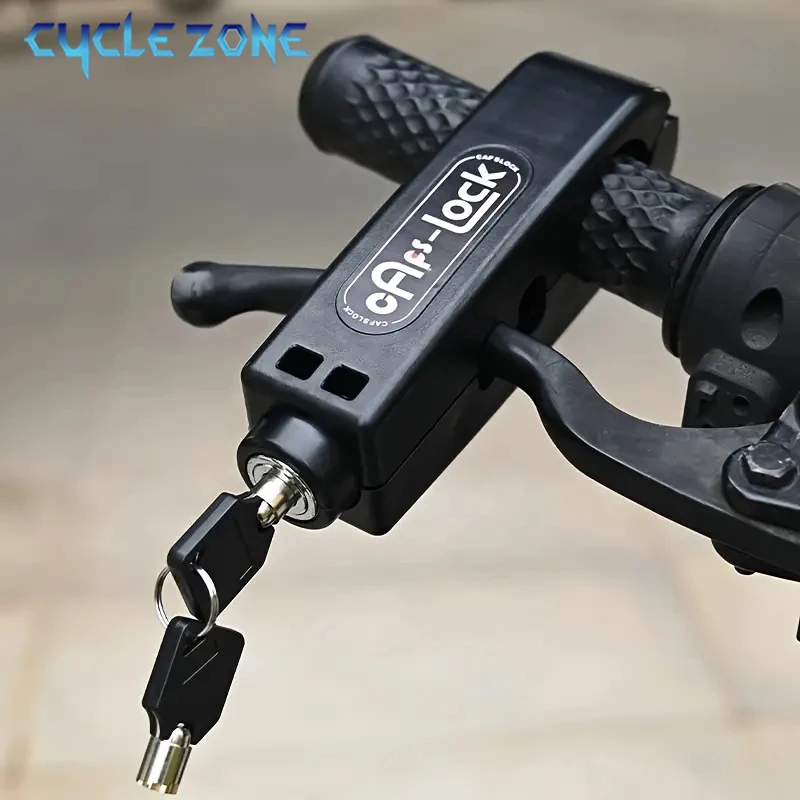 Mini Electric Vehicle Bike Anti-Theft Lock Portable Bicycle Brake Handlebar Grip Locks MTB Road Cycling Lock Scooter Motorcycle thumbnail 3