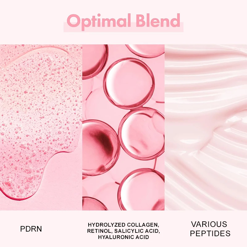 Collagen Peptide Facial Serum Targets Dull Skin Boosts Skin Elasticity Stimulates Skin Renewal Repair Salmon PDRN KOREAN Product thumbnail 2