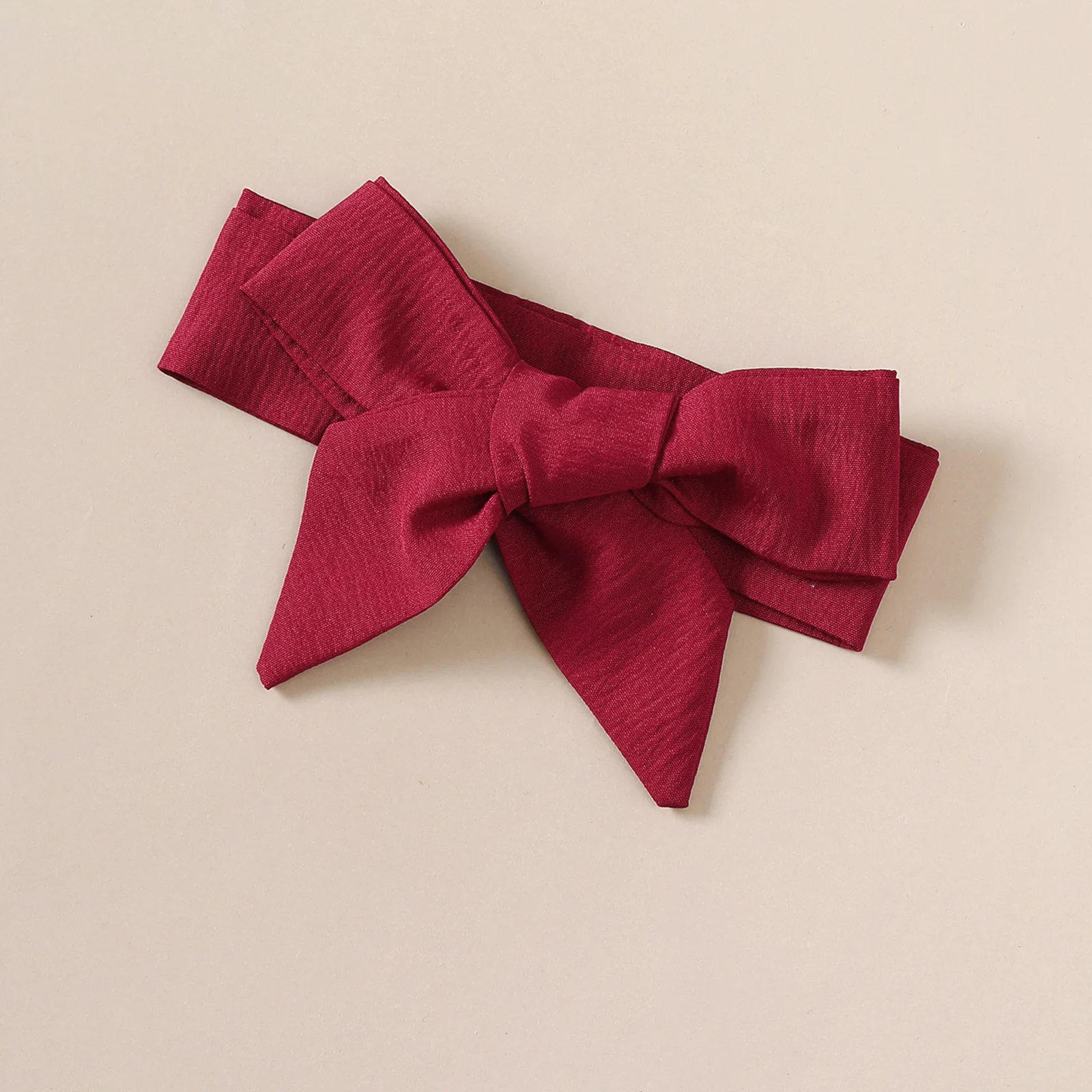 Baby girl Autumn Dress Ruffled Edges and Bow, Long sleeved Dress+Headband for 0-18 Months Cute Baby girl Holiday Party Costume thumbnail 3