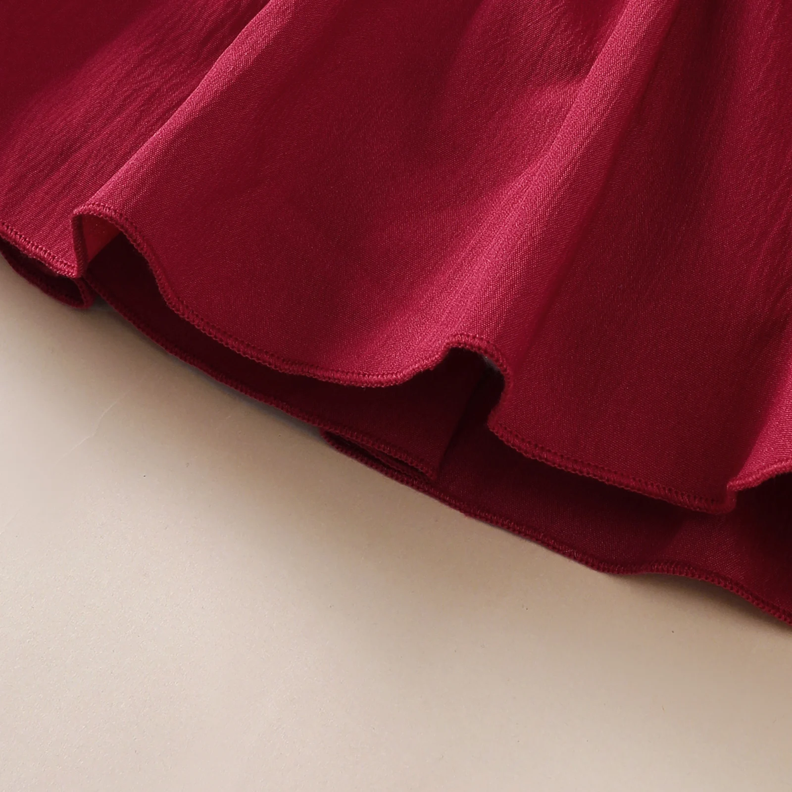 Baby girl Autumn Dress Ruffled Edges and Bow, Long sleeved Dress+Headband for 0-18 Months Cute Baby girl Holiday Party Costume thumbnail 6