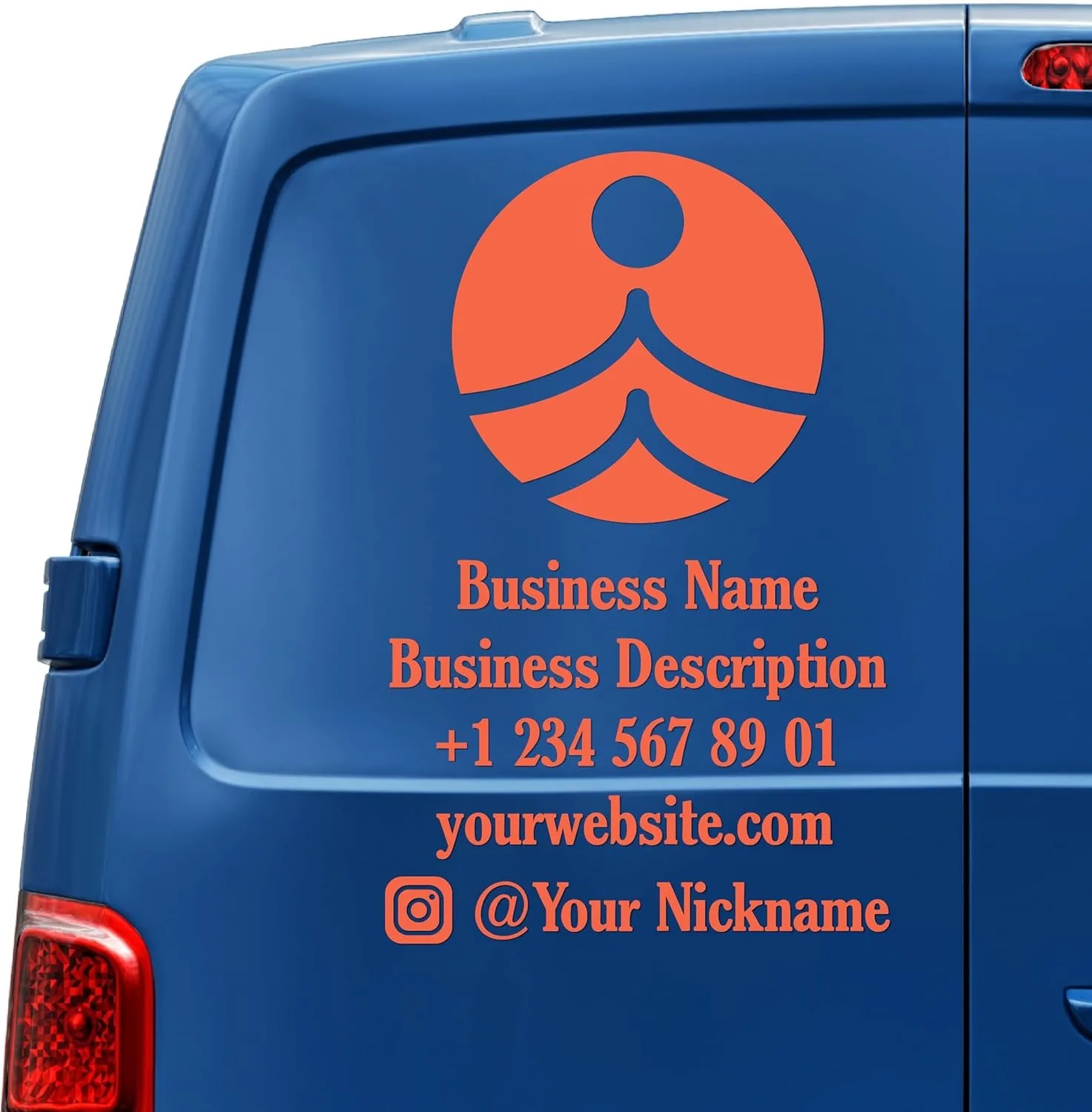 Car Stickers Customized Logo No Background Reflective Advertising Business Occlusion Personalized Glass Decorative DIY Stickers