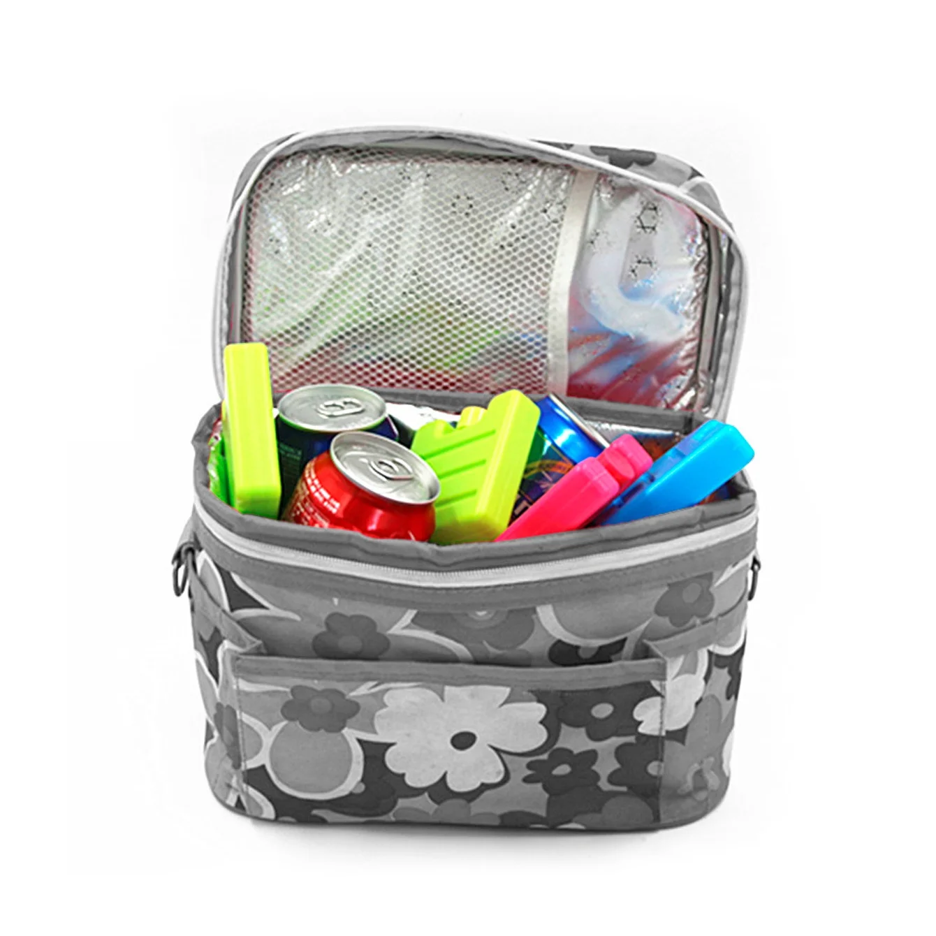 1/8pc Reusable Gel Ice Blocks Cooler Bag Stackable Insulated Food Storage Freezer Pack for Lunch Box Outdoor Activities Ice Tray thumbnail 2