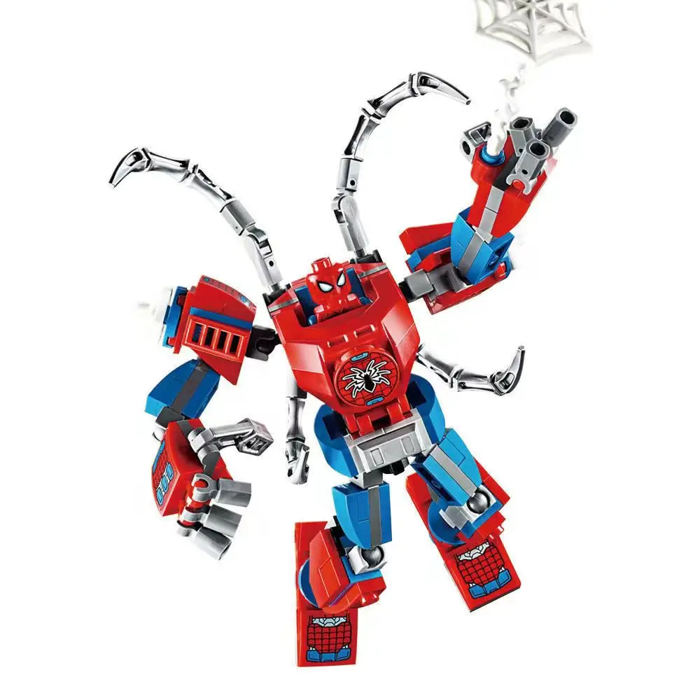 76270 76302 Superhero Bricks Avengers Thor Iron Man Thanos Assemble Compatible Action Figure Toy Building Blocks Model Ornament thumbnail 4