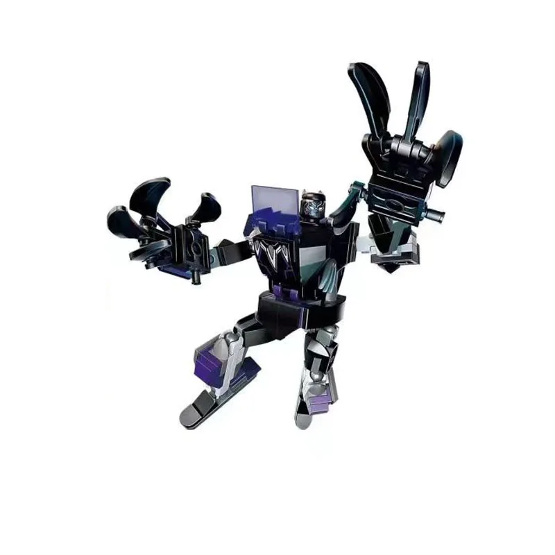 76270 76302 Superhero Bricks Avengers Thor Iron Man Thanos Assemble Compatible Action Figure Toy Building Blocks Model Ornament thumbnail 2