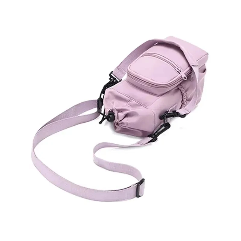 Portable Water Bottle Bag with Adjustable Strap Thermal Mugs Insulated Protective Cover Phone Pocket Outdoor Sports Travel Bag thumbnail 4
