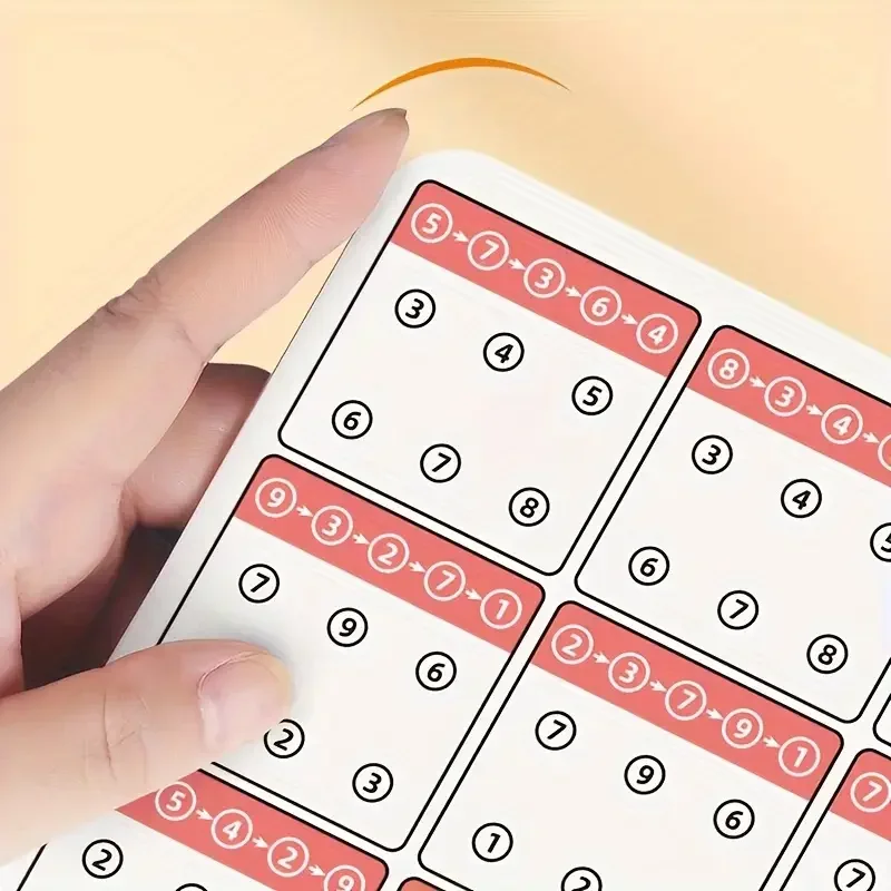 12-Page A4 Size Reusable Erasable Pen Training Link Cards, Visual Tracking Focus Attention Exercise for Kids To Improve Memory thumbnail 5