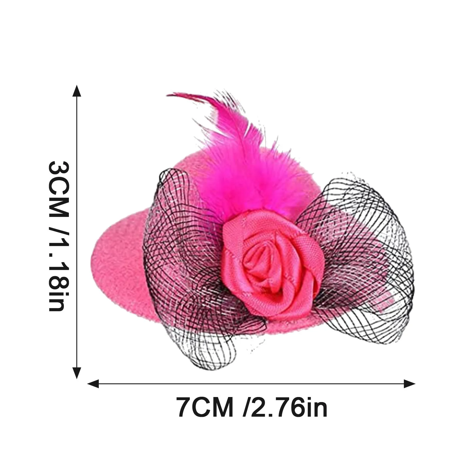 Chicken Hat for Hens Tiny Pets Funny Chicken Accessories Hen Top Hat for Rooster Duck Parrot Hamster Poultry Stylish Show Costum thumbnail 5