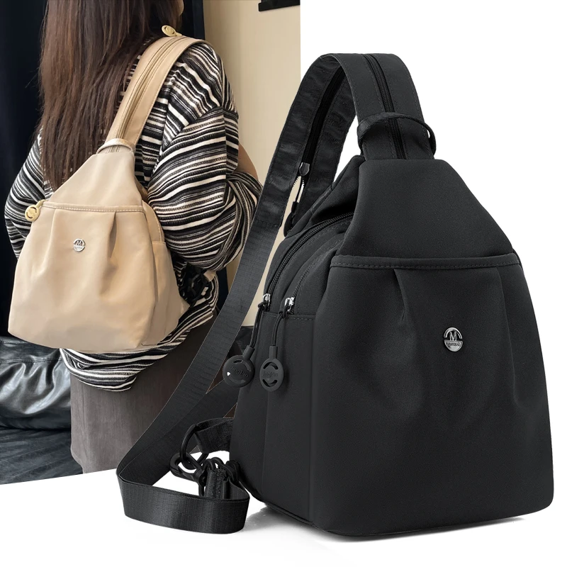 Backpack Women's New Breast Bag Light Commuter Crossbody Bag Sports Tourism Mountaineering Multi-Pocket Crossbody Bag