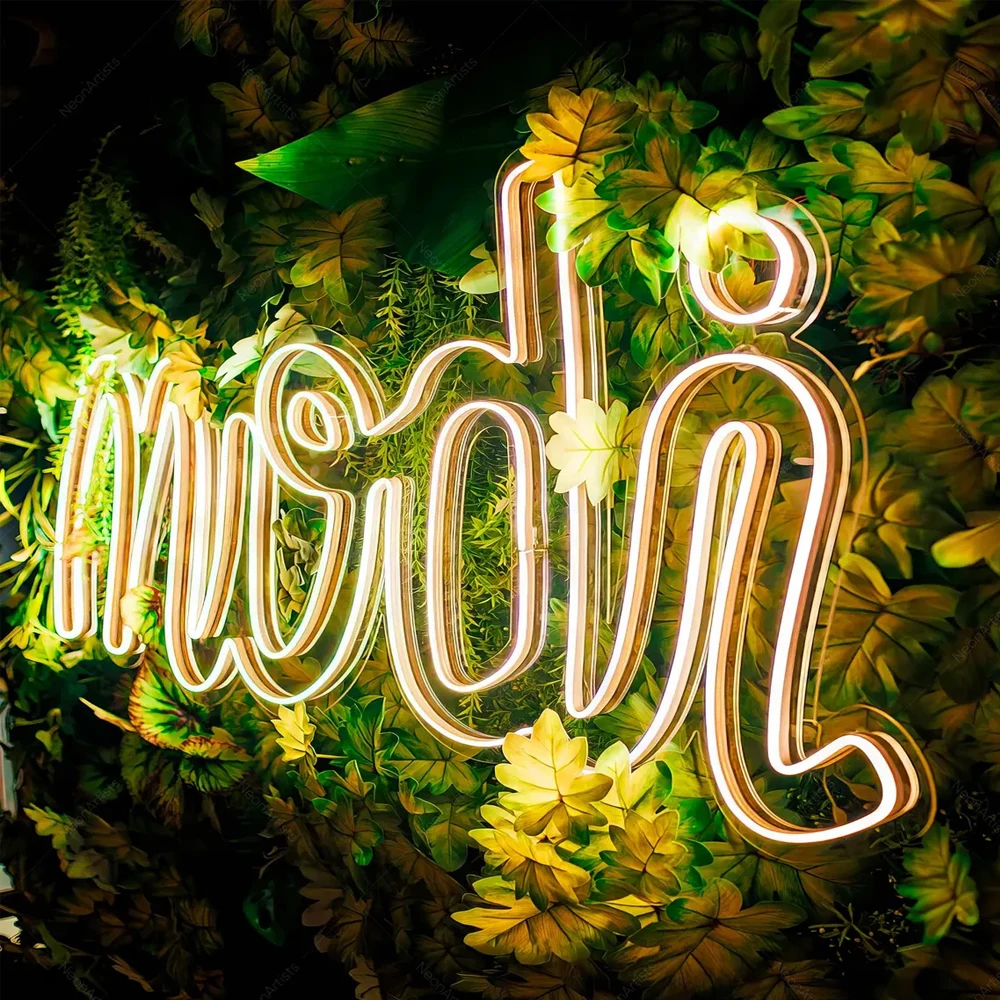 Custom Neon Sign Name LED Sign for Birthday Bar Wedding Party Acrylic Neon Lamp Business Logo Sign Night Light Personized Decor thumbnail 4