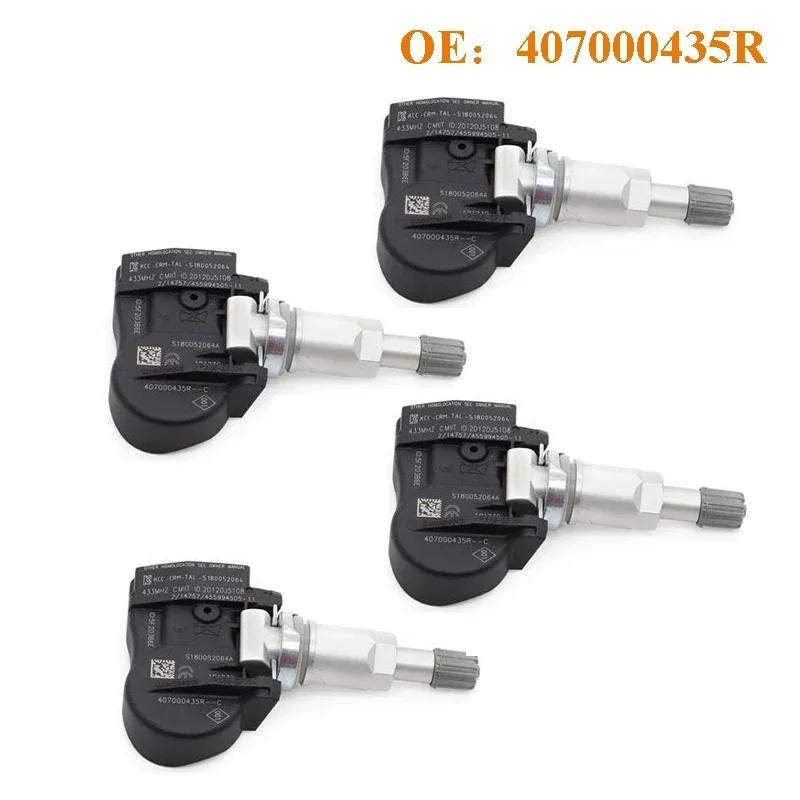 407000435R 407003743R 433MHz TPMS Tire Pressure Sensor For Renault Fluence Laguna Latitude Megane Van Scenic Zoe Auto Parts thumbnail 2