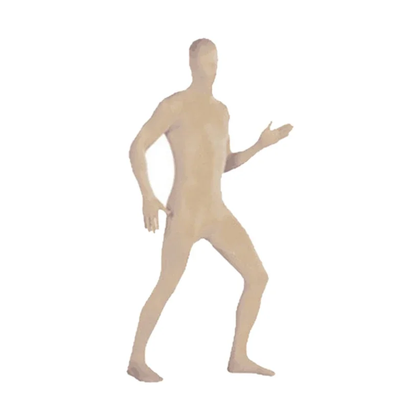 24 Zentai Invisible Jumpsuit Cosplay Costume Bodysuits Halloween Carnival Skin Tight Suit Spandex Stretch Disappearing Jumpsuit thumbnail 4