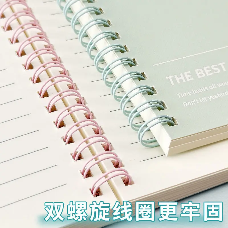 A5 B5 Thickened Spiral Notebooks Perforated Pages Loose-leaf Notebook for Students School Office Stationery Supplies thumbnail 3