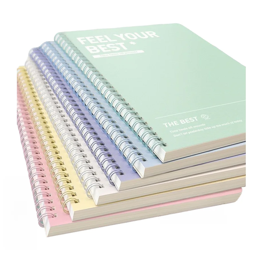 A5 B5 Thickened Spiral Notebooks Perforated Pages Loose-leaf Notebook for Students School Office Stationery Supplies thumbnail 2