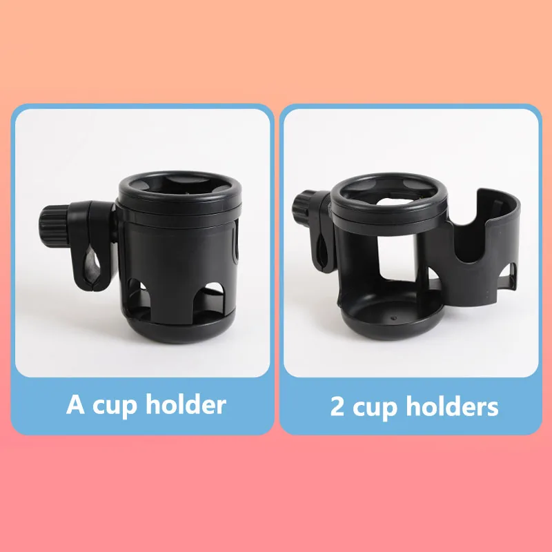 2-in-1 Baby Stroller Rotating Cup Holder Bicycle Water Cup Double Bottle Holder for Infant Carriage thumbnail 4