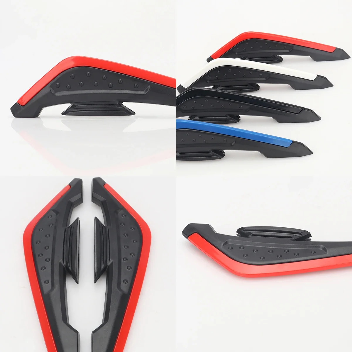 1 Pair Universal Motorcycle Winglet Aerodynamic Spoiler Dynamic Wing Decoration Sticker For Motorcycles E-bikes Scooters ATV UTV thumbnail 5