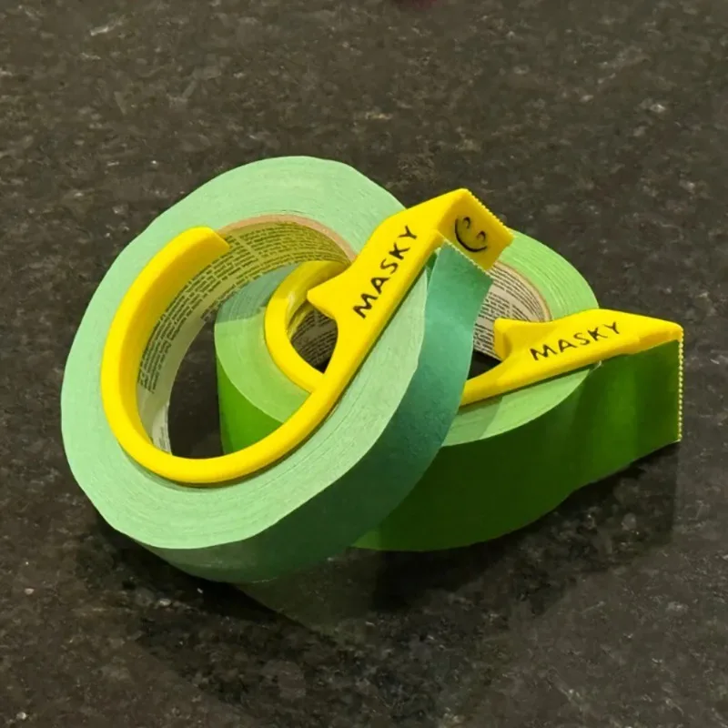 1PC Mini tape cutter office supplies Transparent tape cutting tool Tape assistant small ornament cutting machine thumbnail 4