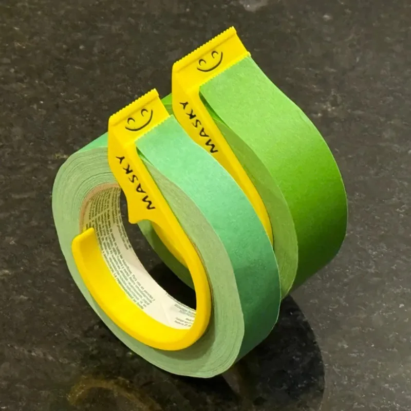 1PC Mini tape cutter office supplies Transparent tape cutting tool Tape assistant small ornament cutting machine thumbnail 3
